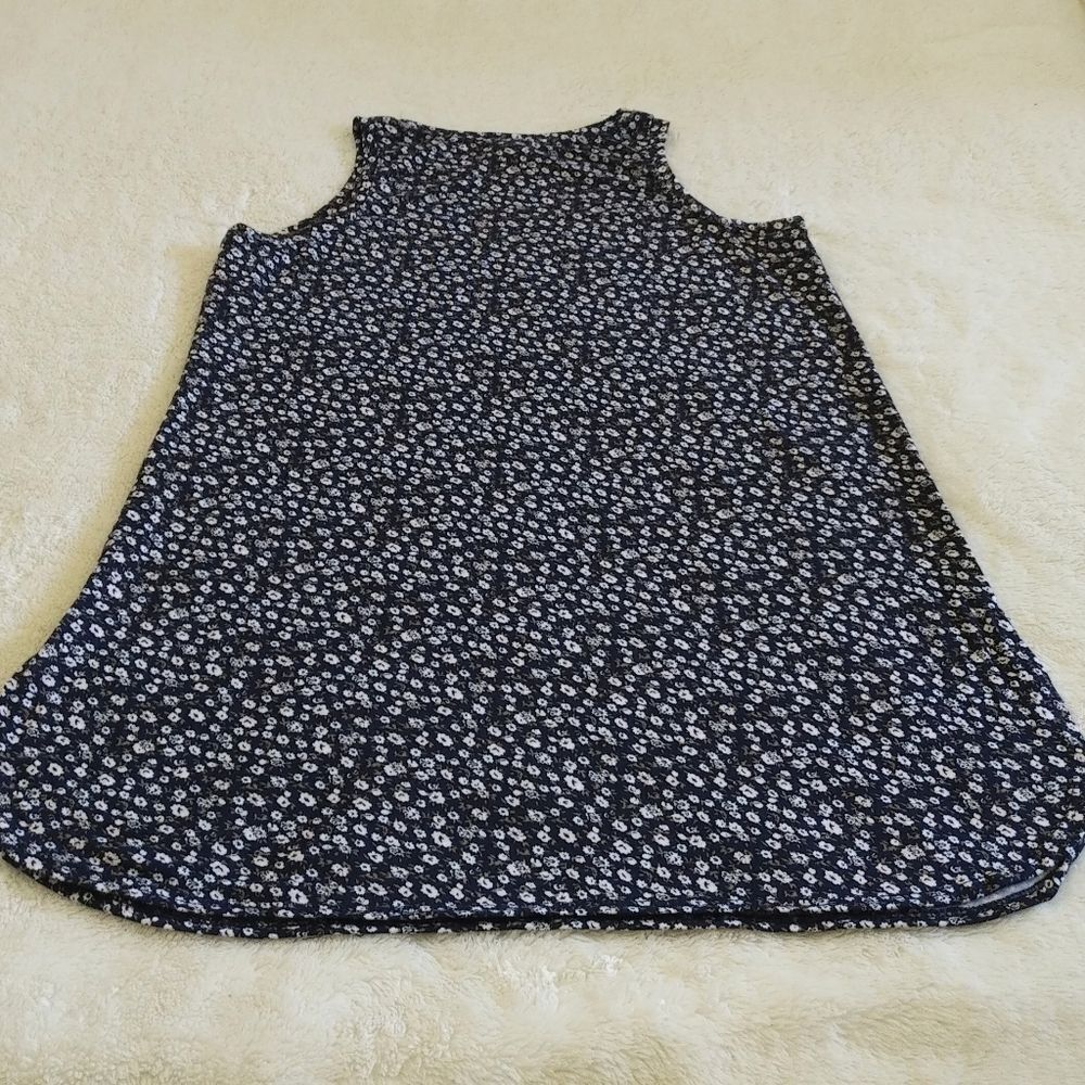 Jo & Co Jeans👖Navy Floral💐 Tank Top - NWT - Picture 9 of 11